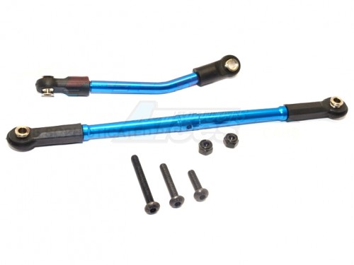 GPM Racing Gmade Komodo Aluminium Steering Tie Rod - 2Pcs Set Blue