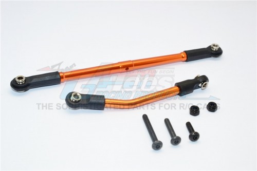 GPM Racing Gmade Komodo Aluminium Steering Tie Rod - 2Pcs Set Orange
