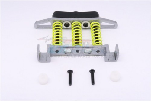 GPM Racing Gmade Komodo Aluminium Front Bumper Absorber - 1Set Gun Metal