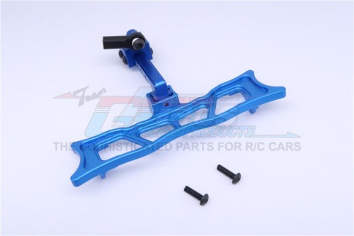 GPM Racing Gmade Komodo Aluminium Adjustable Tow Hitch - 1Set Blue