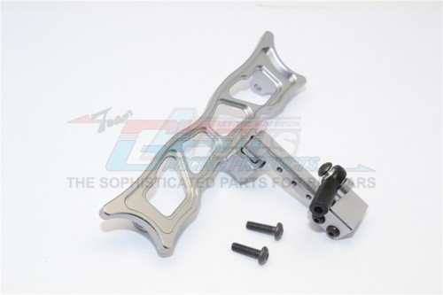 GPM Racing Gmade Komodo Aluminium Adjustable Tow Hitch - 1Set Gun Metal