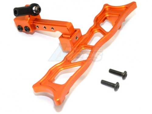 GPM Racing Gmade Komodo Aluminium Adjustable Tow Hitch - 1Set Orange