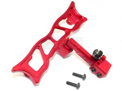 GPM Racing Gmade Komodo Aluminium Adjustable Tow Hitch - 1Set Red