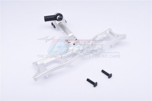 GPM Racing Gmade Komodo Aluminium Adjustable Tow Hitch - 1Set Silver