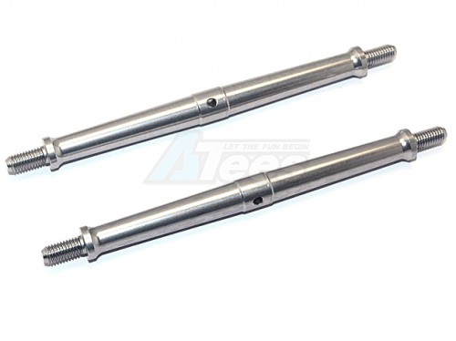 GPM Racing Miscellaneous All Aluminium 5MM Clockwise And Anticlockwise Turnbuckles (Total Length 117MM.Both Sides Thread 11MM)-1Pair Gun Metal