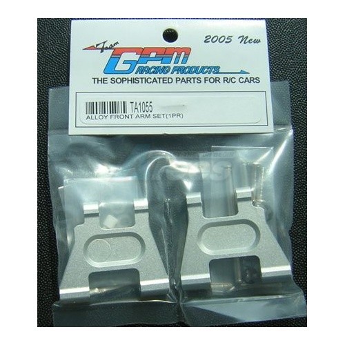 GPM Racing Tamiya TA01 Aluminum Front Arm Set Silver