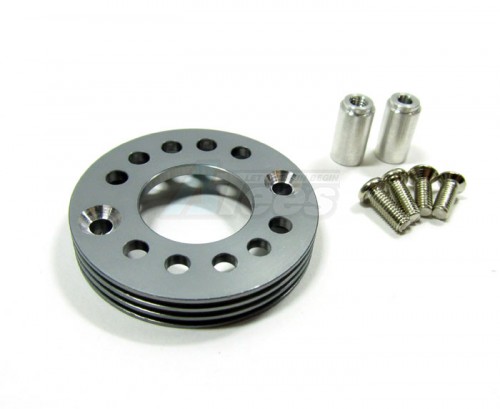 GPM Racing Tamiya TA02 Aluminum Modified Motor Mount for 18T, 22T Gun Metal