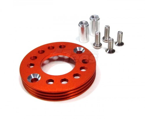GPM Racing Tamiya TA02 Aluminum Modified Motor Mount for 18T, 22T Orange