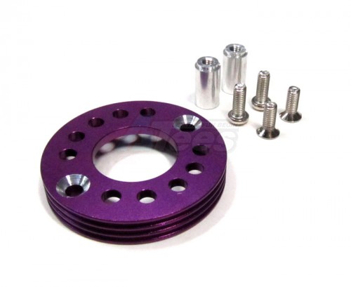 GPM Racing Tamiya TA02 Aluminum Modified Motor Mount for 18T, 22T Purple