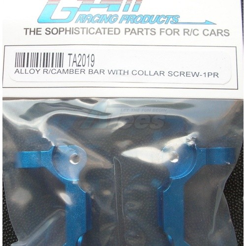 GPM Racing Tamiya TA02 Aluminum Front C-Hub - 1 Pair Blue