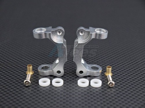 GPM Racing Tamiya TA02 Aluminum Front C-Hub Set Silver