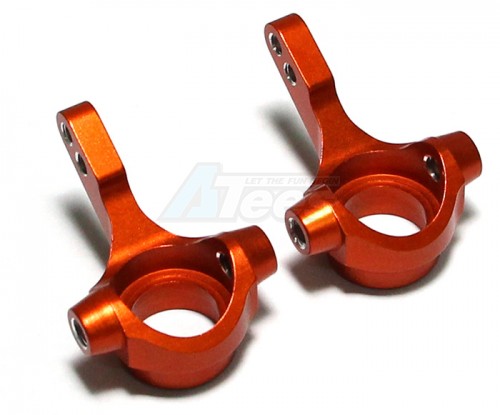 GPM Racing Tamiya TA02 Aluminum Front Knuckle Arm - 1Pair (For TA02, TA03) Orange