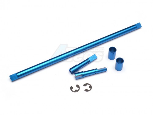 GPM Racing Tamiya TA02 Aluminum Modified Main Drive Shaft Set Blue
