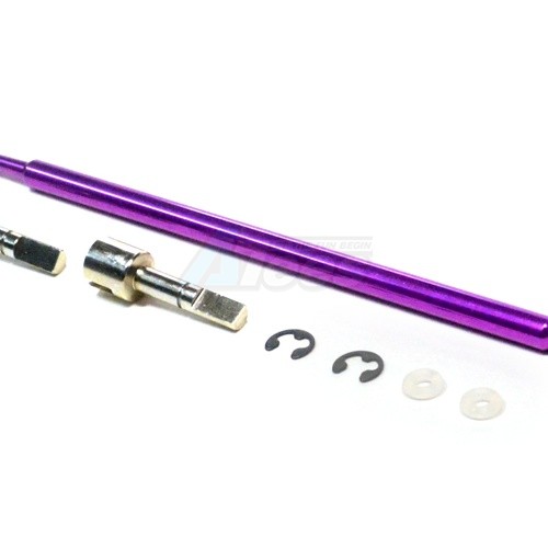 GPM Racing Tamiya TA02 Aluminum Modified Main Drive Shaft Set Purple