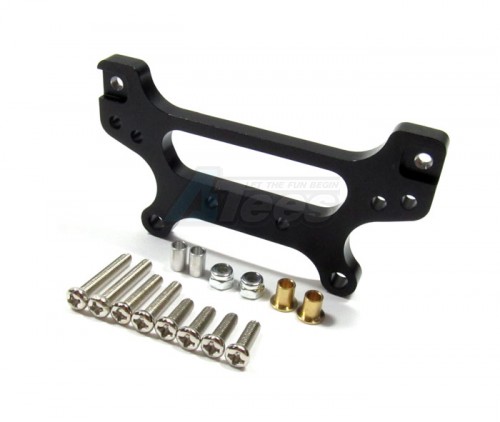 GPM Racing Tamiya TA02 Aluminum Rear Shock Stay With Collar Screws Black