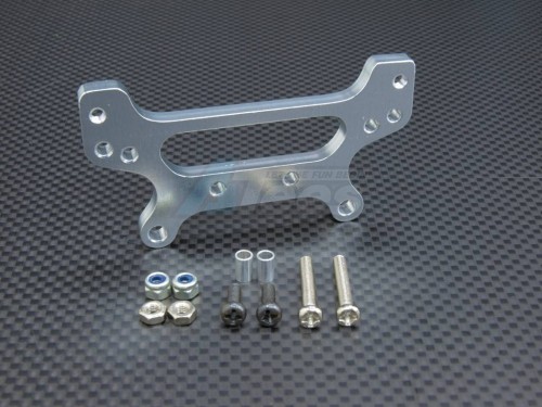 GPM Racing Tamiya TA02 Aluminum Rear Shock Tower W/ Collar & Screws Silver