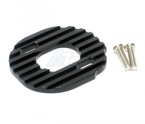 GPM Racing Tamiya TA03 Motor Heat Sink Plate Inside Of Gear Box Black