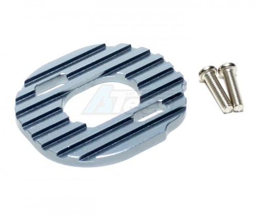 GPM Racing Tamiya TA03 Motor Heat Sink Plate Inside Of Gear Box Gun Metal