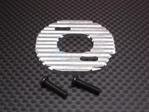 GPM Racing Tamiya TA03 Aluminum Motor Heat Sink Inside of Gear Box Silver