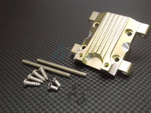 GPM Racing Tamiya TA03 Aluminum Rear Bulk Head Silver