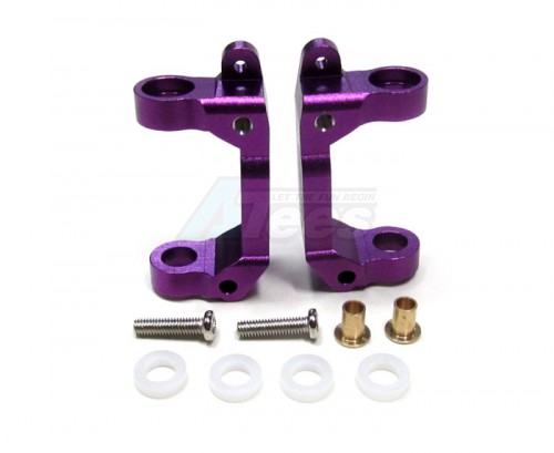 GPM Racing Tamiya TA03 Aluminum Front C-Hub Set Purple