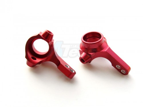 GPM Racing Tamiya CC01 Aluminum Front Knuckle Arm - 1 Pair Red