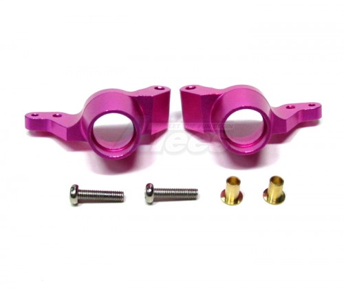 GPM Racing Tamiya TA03 Aluminum Rear Knuckle Arm - 1 Pair Pink