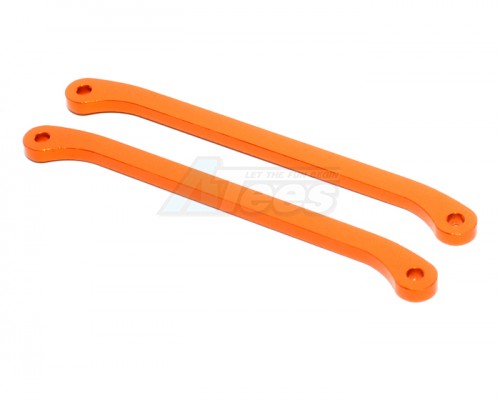 GPM Racing Tamiya TA03 Aluminum Front+rear Shock Brace Orange