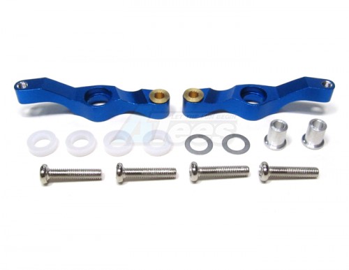 GPM Racing Tamiya TA03 Aluminum Steering Assembly Set - Blue