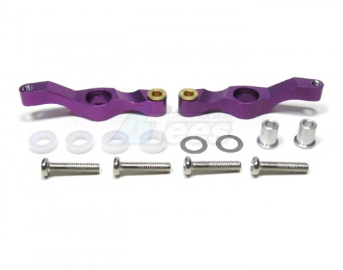 GPM Racing Tamiya TA03 Aluminum Steering Assembly Set - Purple