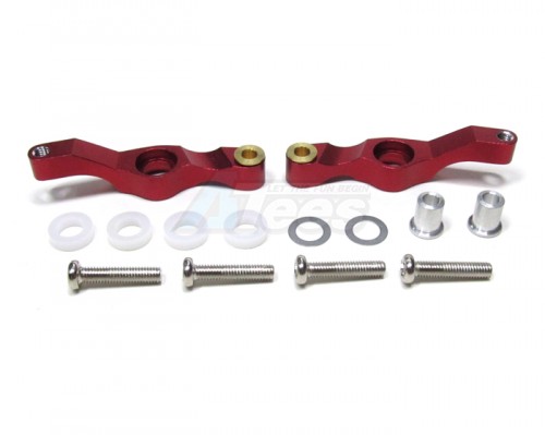GPM Racing Tamiya TA03 Aluminum Bearing Steering Assembly Set (exclude 5x8 Bearing) Red