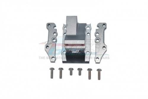 GPM Racing Tamiya TA08 PRO Aluminium Front/Rear Gear Box Cover - 9Pcs Set Gun Metal