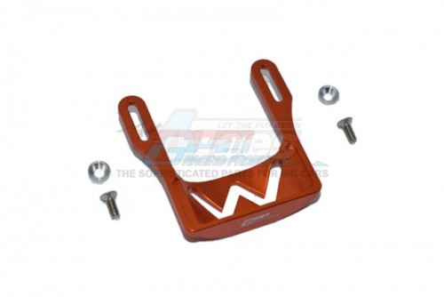 GPM Racing Tamiya TA08 PRO Aluminium Motor Mount - 5Pcs Set Orange