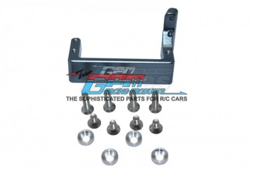 GPM Racing Tamiya TA08 PRO Aluminium Servo Mount - 12Pcs Set Gun Metal