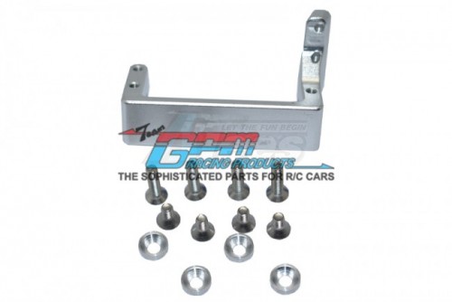 GPM Racing Tamiya TA08 PRO Aluminium Servo Mount - 12Pcs Set Silver