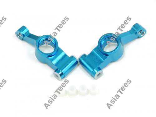 GPM Racing Team Associated TC4 Aluminum Rear Knuckle Arm With Delrin Collars - 1 Pair Set Blue