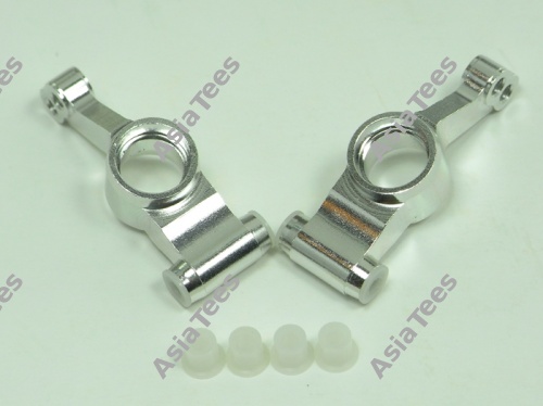 GPM Racing Team Associated TC4 Aluminum Rear Knuckle Arm With Delrin Collars - 1 Pair Set Silver