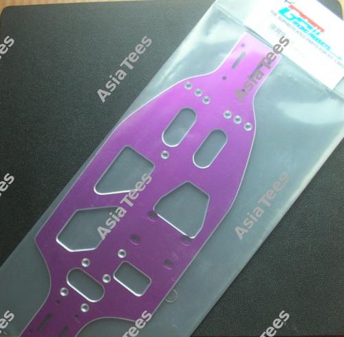 GPM Racing Tamiya TG10 Aluminum Main chassis 3mm thick Purple