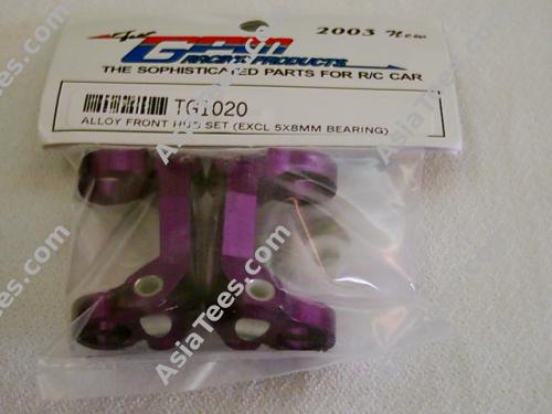 GPM Racing Tamiya TG10 Aluminum Front C-Hub Set - 1PR Blue