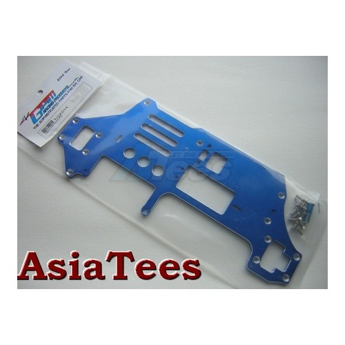 GPM Racing Tamiya TGX Aluminum Upper Deck Blue