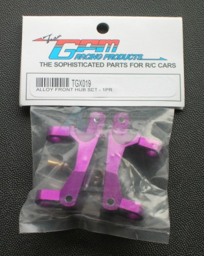 GPM Racing Tamiya TGX Aluminum Front C-Hub Set Purple
