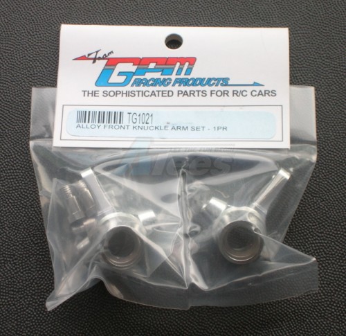 GPM Racing Tamiya TGX Aluminum Front Knuckle Set Silver