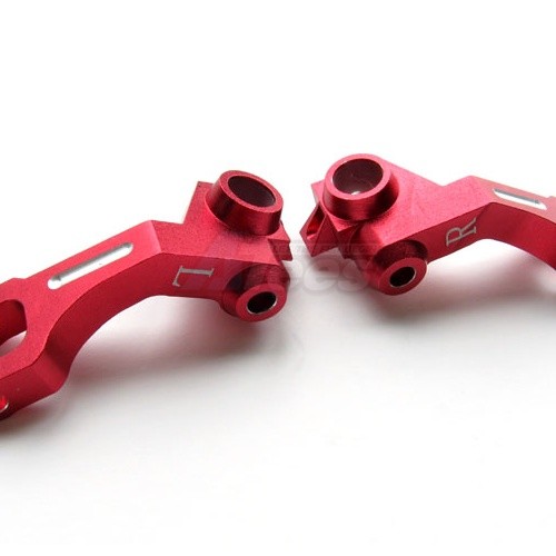 GPM Racing Traxxas Jato Aluminum Front Knuckle Arm 1 Pair Set Red