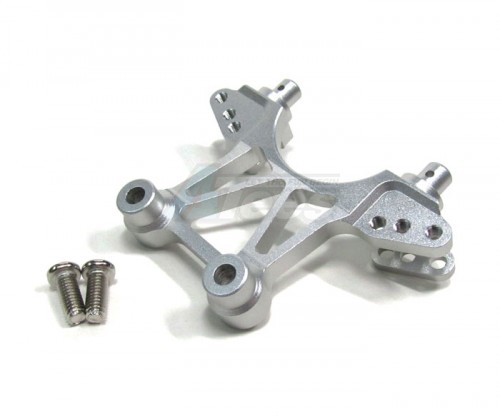 GPM Racing Traxxas Jato Aluminum Rear Shock Tower With Screws Set Silver