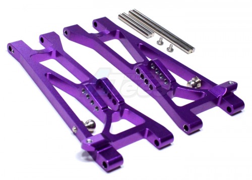 GPM Racing Traxxas Jato Aluminum Front Lower Arm With Screws & Pins - 1pair Set Purple