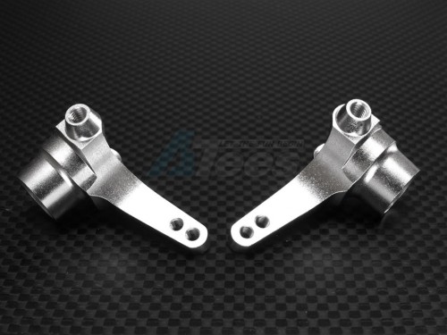 GPM Racing Tamiya TL01 Aluminum Front Knuckle Arms 1 Pair Set Silver