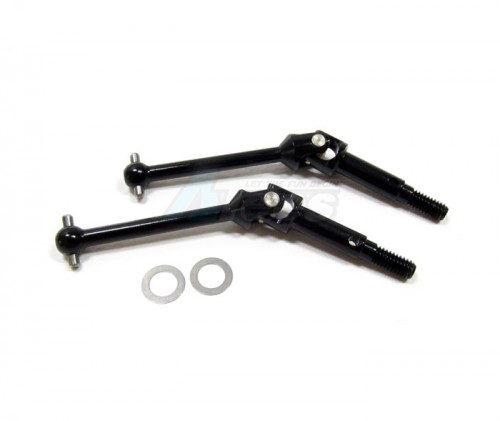 GPM Racing Tamiya TL01 Aluminum Universal Swing Shaft Set (38mm) With Shims 1 Pair Set Black