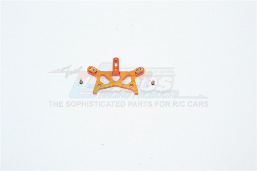 GPM Racing Team Losi Micro T Aluminum Front Shock Tower With Screws - 1 Piece Set Orange
