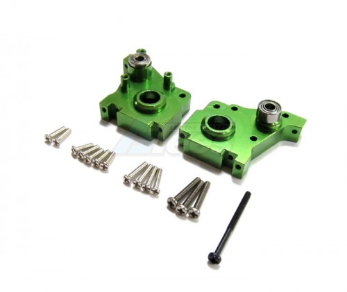 GPM Racing Team Losi Micro Desert Truck Aluminum Rear Gear Box - 1set (include Bearing 2x5x2.5mm-2pcs & 3x6x2.5mm-2pcs) Green