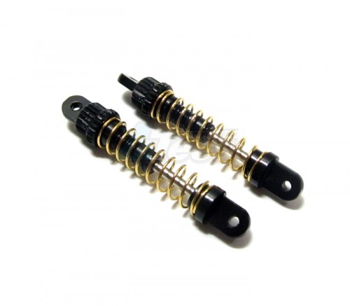 GPM Racing Team Losi Micro T Aluminum Front Adjustable Shock (28mm) - 1 Pair Black